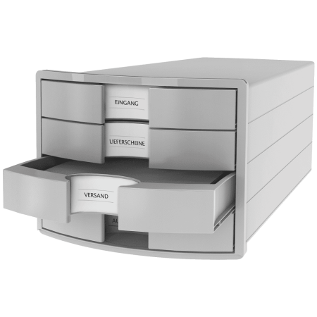 Блок из 4-х лотков закрытый "Impuls", серый