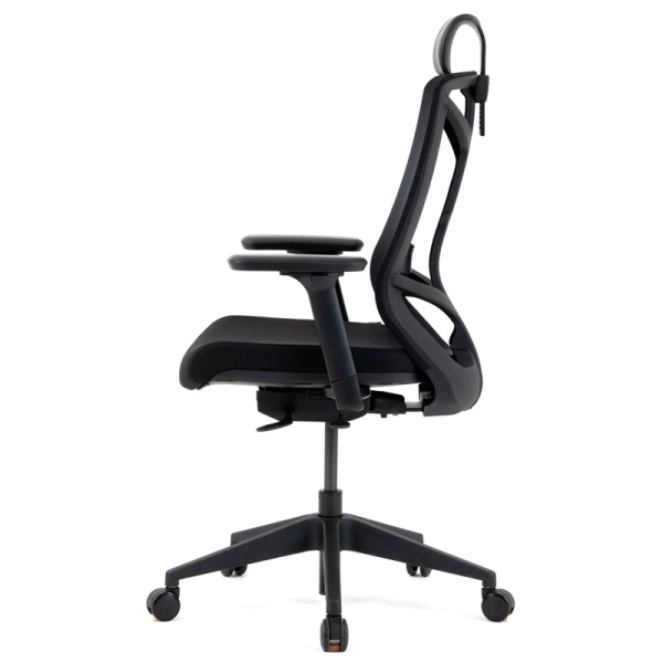 Кресло компьютерное Chair Meister Nature II Slider, черная обивка, черный каркас