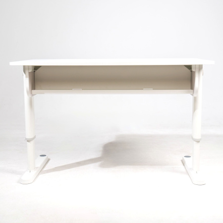 Комплект Ergosmart ученический Caravel S: стол регулируемый Caravel S, полка с подставкой для книг Wooden space S