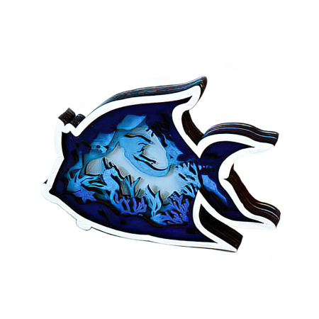 Деревянный набор для раскрашивания "Рыбка 3210" 3D, разноцветный Деревянный набор для раскрашивания "Рыбка 3210" 3D, разноцветный