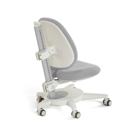 Кресло детское Ergosmart Gulliver, ткань, пластик, корпус белый, с чехлом салатовым, серый