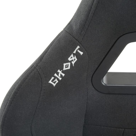 Кресло игровое EVERPROF Ghost ткань, черный, крестов. металл