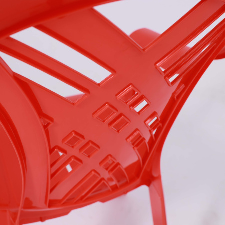 Кресло садовое №6 "Престиж-2", пластик, красный