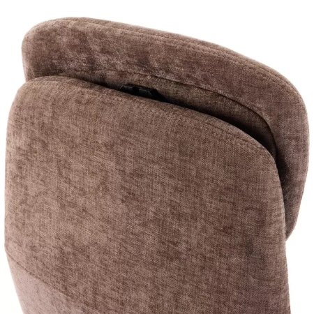 Кресло компьютерное EVERPROF Otto, Black ткань, коричневый, металл, корпус черный