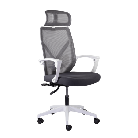 Компьютерное кресло UTFC Астон М-711, пластик, ткань, темно-серый 