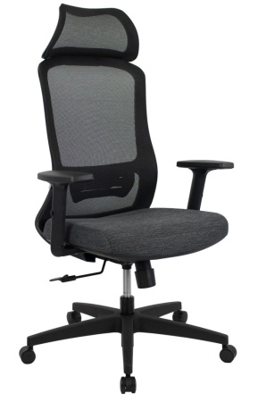 Кресло компьютерное EVERPROF Phoenix сетка, черный, крестов. пластик