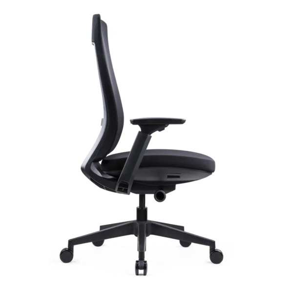 Кресло компьютерное SitZone E-VL002B, сетка, ткань, пластик, черный