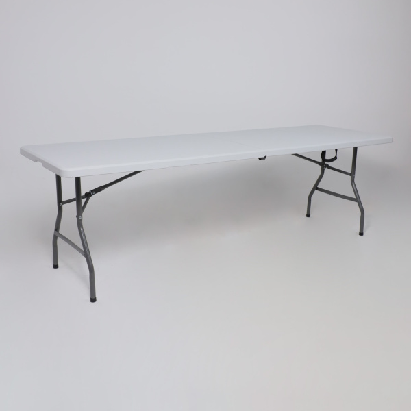 Стол складной Table AKS тип 1, 2400х760х740 мм, пластик, белый Стол складной Table AKS тип 1, 2400х760х740 мм, пластик, белый