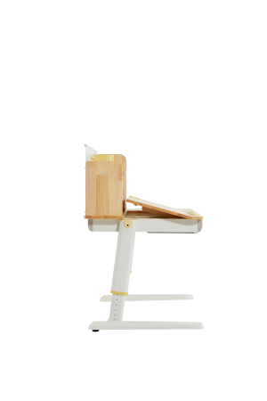 Стол Ergosmart регулируемый Galleon, 1200х700х(520-760) мм, гевея, с книжной полкой