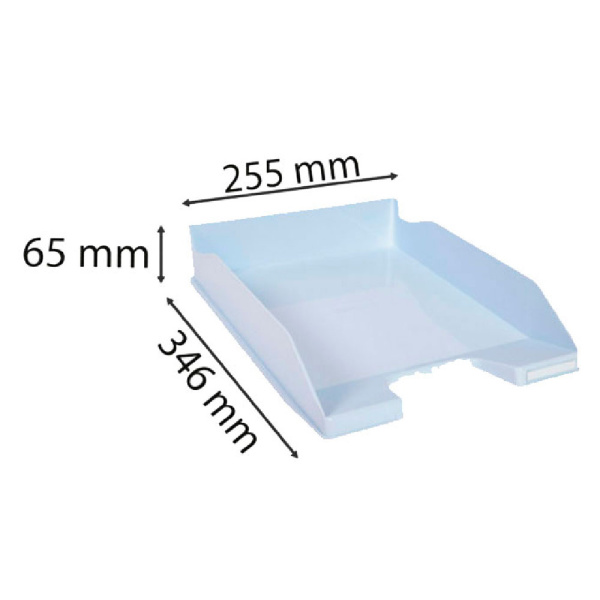 Модуль горизонтальный Exacompta Aquarel, голубая пастель