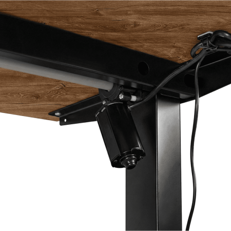 Стол с электроприводом двухмоторный Fit Focus Space Dual (720-1200 мм), черный/Дуб Стирлинг (регулируемый по высоте каркас арт. 9220296 и столешница арт. 9197777)
