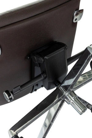 Кресло компьютерное Бюрократ VEGA, кожа, коричневый