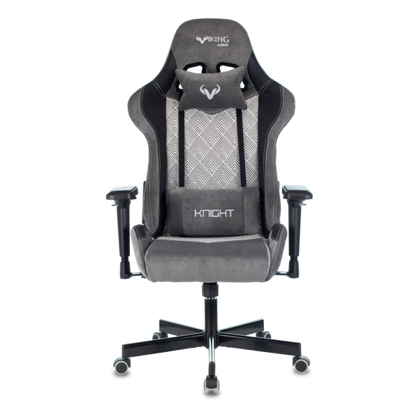 Игровое компьютерное кресло Zombie VIKING 7 KNIGHT Fabric, серый