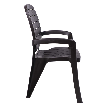 Кресло садовое "Прованс", пластик, шоколадный