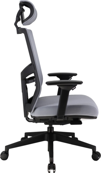 Кресло компьютерное EVERPROF Fuji сетка, серый, крестов. пластик