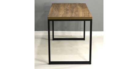 Стол письменный Лофт Каир, черный, табачный крафт Стол письменный Лофт Каир, черный, табачный крафт