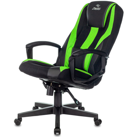 Игровое компьютерное кресло Zombie 9, черный/салатовый
