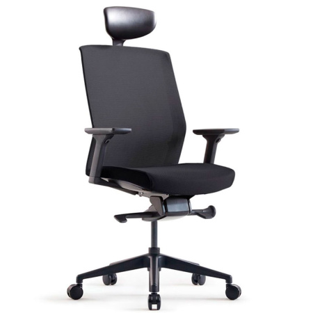 Кресло компьютерное Bestuhl J1, рама черная, черный Кресло компьютерное Bestuhl J1, рама черная, черный