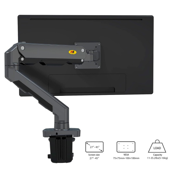Кронштейн для монитора NB G60 (на один монитор), т.-серый