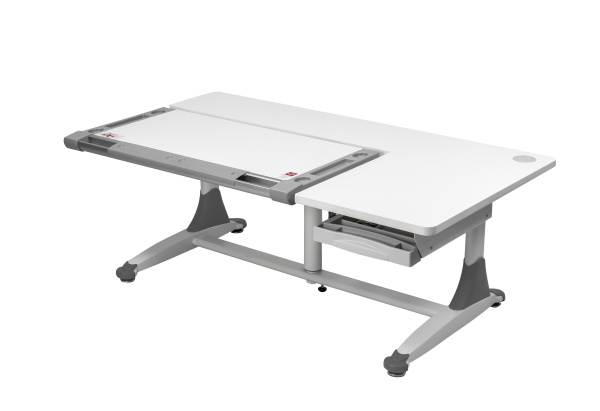 Стол Comf-Pro King Desk, 1400х765х(530-770) мм, белый, зеленый