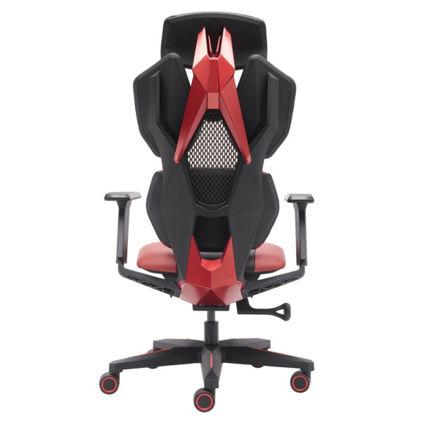 Игровое компьютерное кресло EVERPROF Tiger, экокожа, пластик, красный, черный Игровое компьютерное кресло EVERPROF Tiger, экокожа, пластик, красный, черный