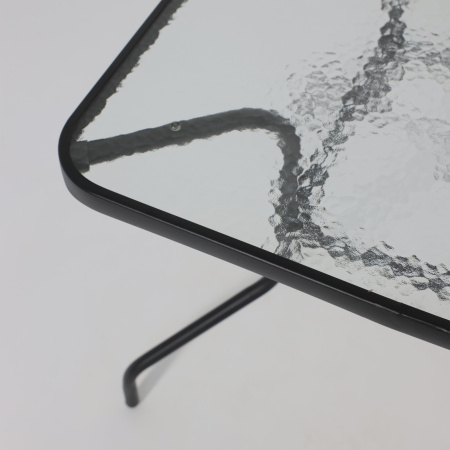 Комплект мебели садовой AksHome PICNIC (стол 1шт, 4 кресла, зонт 1шт), серый, черный