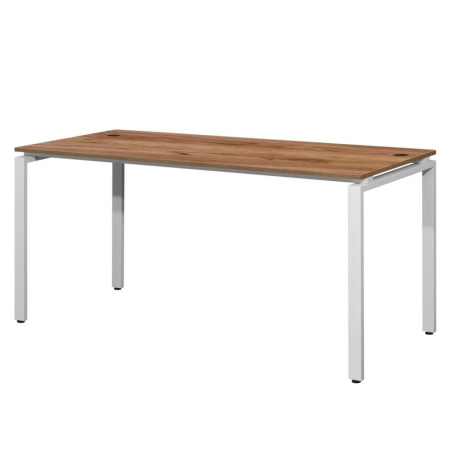 Стол письменный Millwood Лофт Сиэтл (ДТ-5), 1600х700 мм, дуб табачный крафт, белый