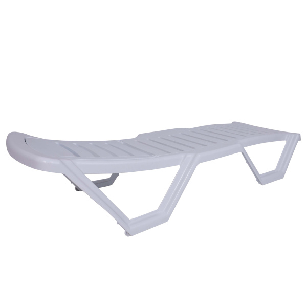 Шезлонг Элластик, пластик, белый Шезлонг Элластик, пластик, белый