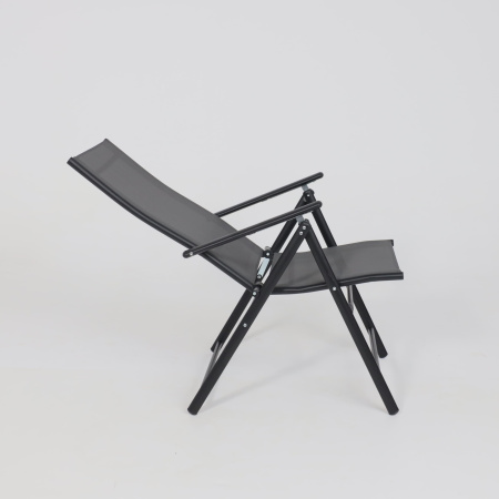 Кресло садовое AksHome CATANIA, ткань, серый, черный