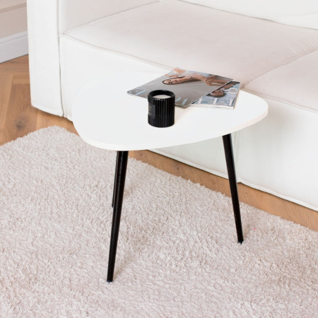 Стол журнальный Millwood Лофт СТ-9, белый