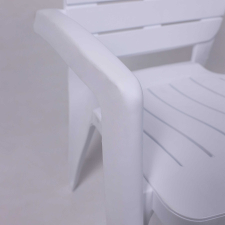 Кресло садовое "Прованс", пластик, белый