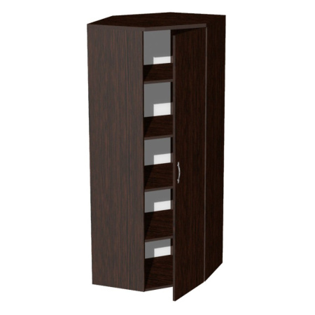 Шкаф М06.1 Макси угловой, 632x632x1780 мм, венге