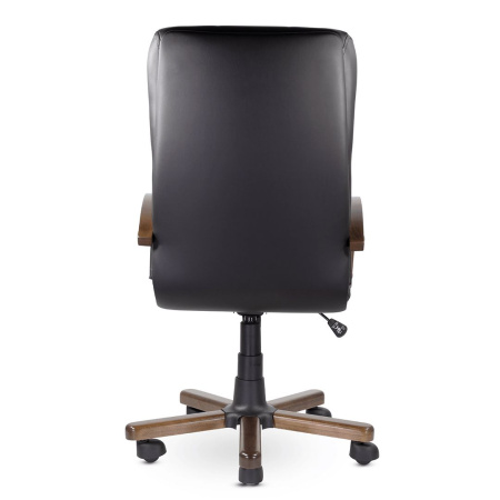 Кресло компьютерное UTFC Атлант В, дерево, экокожа, черный Кресло компьютерное UTFC Атлант В, дерево, экокожа, черный