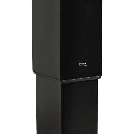 Стол с электроприводом двухмоторный Fit Focus Space Dual (720-1200 мм), черный/Акация Лэйклэнд светлая (регулируемый по высоте каркас арт. 9220296 и столешница арт. 9072453)