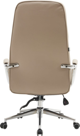 Кресло компьютерное EVERPROF Vesta экокожа, бежевый, крестов. хром Кресло компьютерное EVERPROF Vesta экокожа, бежевый, крестов. хром