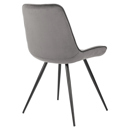 Стул Бюрократ "CH-K2_4", ткань, темно-серый, металл, комплект 4 штуки