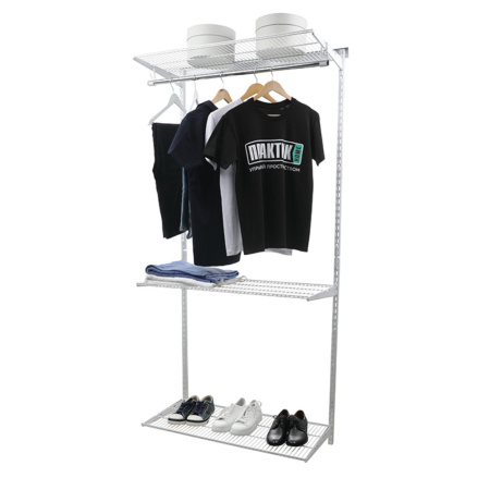 Гардеробная система Basic G90, белая Гардеробная система Basic G90, белая