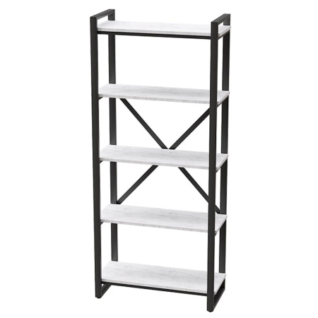 Стеллаж Millwood "Loft CH-3", черный, белый крафт