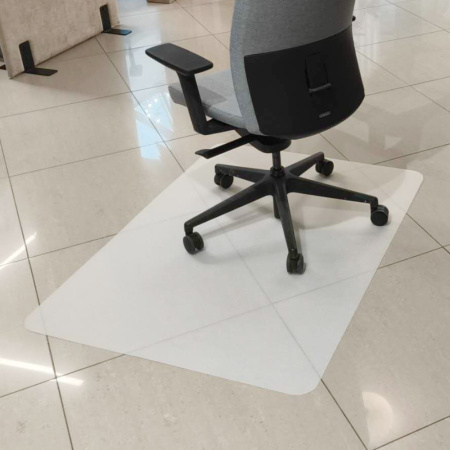 Коврик напольный защитный под кресло 1200x900x2 мм, матовый (полипропилен)