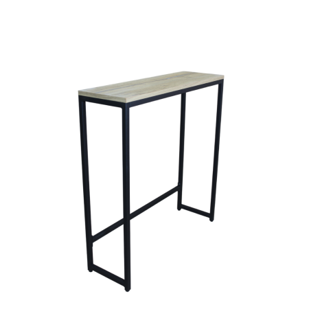 Стол консольный RION ALLERD, черный муар, Дуб Нокс
