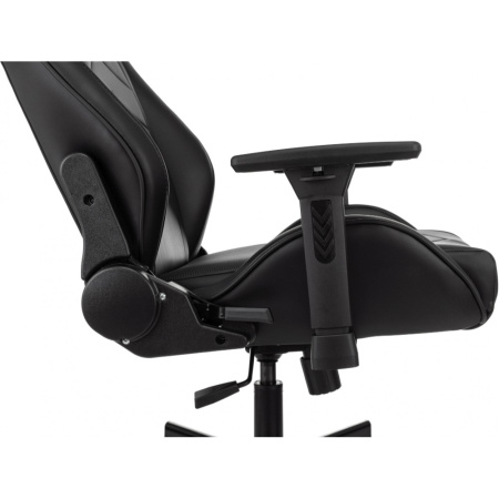 Кресло игровое Бюрократ Knight Gladiator, экокожа, металл, черный Кресло игровое Бюрократ Knight Gladiator, экокожа, металл, черный