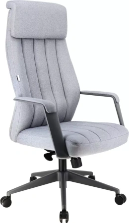 Кресло компьютерное EVERPROF Shanghai, ткань, серый, металл, корпус черныйм