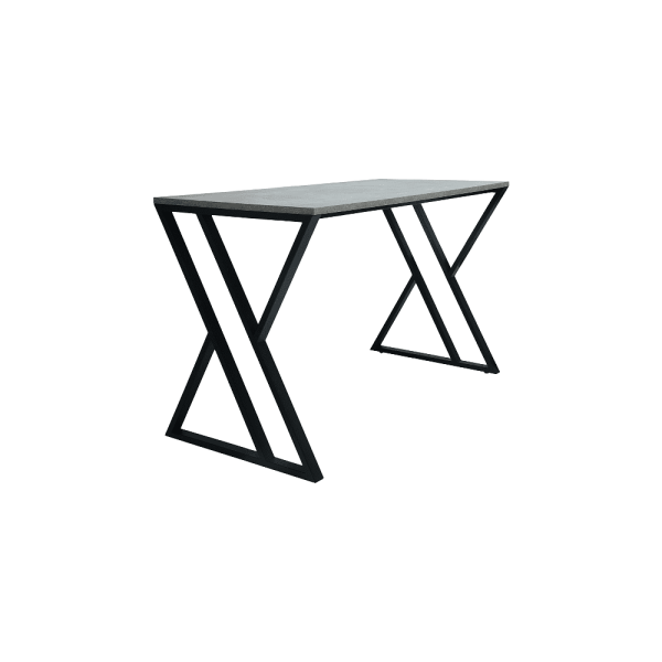 Стол письменный ALLERD GEON, черный муар, Бетон