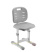 Стул детский растущий Ergosmart Smart A311, пластик, корпус белый, с чехлом, серый