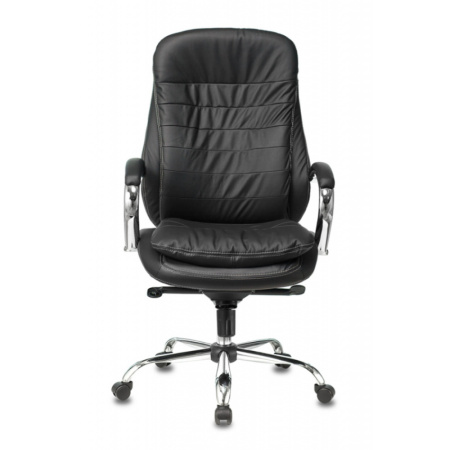 Кресло компьютерное Бюрократ T-9950 нат. кожа, черный