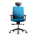 Кресло компьютерное Bestuhl J1, рама черная, синий