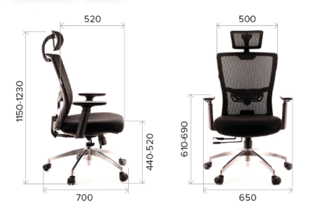 Кресло компьютерное Everprof Polo, серый