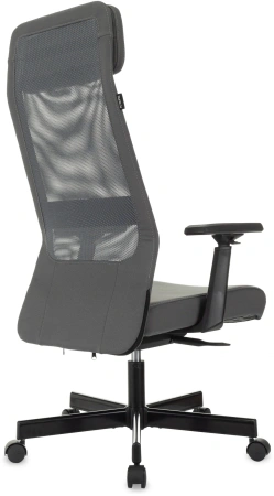 Кресло компьютерное Бюрократ T-995, ткань, сетка, серый, металл черный Кресло компьютерное Бюрократ T-995, ткань, сетка, серый, металл черный