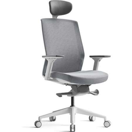 Кресло компьютерное Bestuhl J1, рама белая, серый Кресло компьютерное Bestuhl J1, рама белая, серый