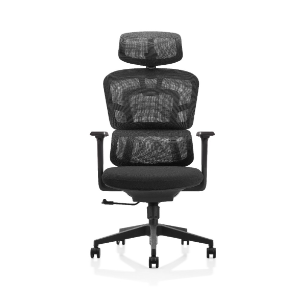 Кресло компьютерное SitZone U-062A сетка, пластик, черный, -30%